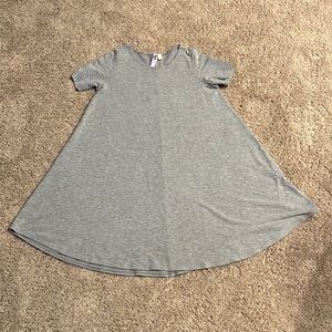 Gray T-shirt dress